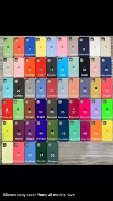 Shockproof Soft iPhone 12 Genuine Liquid Silicone Case 60 colors