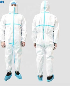 Hospital Disposable Protective Coveralls Anti Virus Ethylene Oxide Sterilization