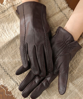 Girls Ladies Fashion Gloves , Costume Accessory Lamb Leather Driving Gloves