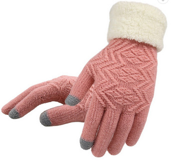Cross Border Ladies Fashion Gloves Exclusively Knitted Winter Autumn Use