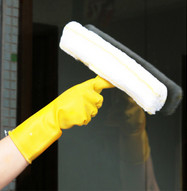Household Cleaning Latex Gloves , Silicone Dishwashing Kitchen Rubber Gloves
