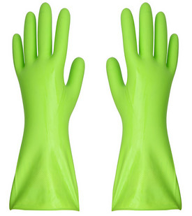 Latex Gloves Silicone Cleaning Gloves Kitchen Rubber House Cleanning
