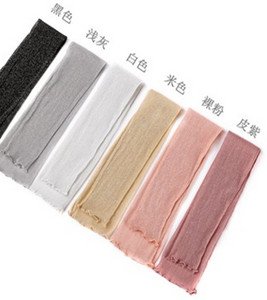 Lace Tinsel Summer Driving Gloves Ice Silk Sleeve Mesh Hosiery Foot Cover