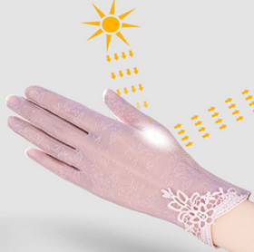 Ultra Thin Sun Protection Gloves Breathable Sun Block Gloves Anti Slip