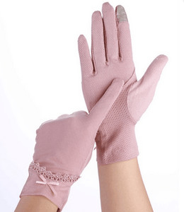 Female Sun Protection Gloves Thin Beauty Classic Mittens Anti Uv Touch Screen