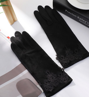 Women Summer Sun Protection Gloves Elegant Wedding Gloves Touch Bike