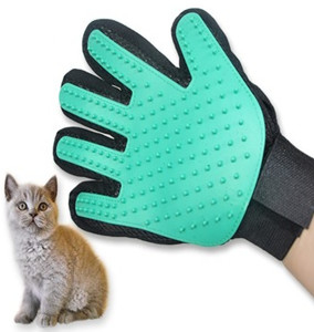 Beautiful Pet Grooming Gloves Brush Mitt Delomo Pet Deshedding Brush