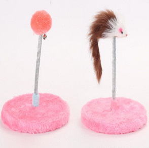 Pink Blue Cat Scratch Board Detachable Mouse Ball Claw Grinding Vent Toy