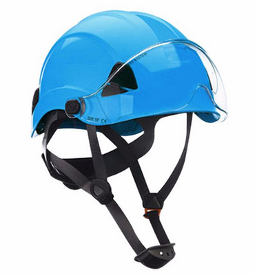 ABS HDPE Forestry Safety Helmet With Visor Hard Ansi Z89.1CE EN397