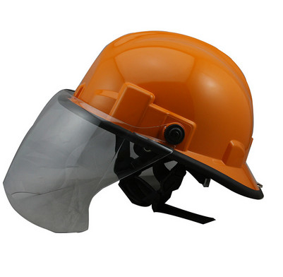 Anti Impact Visor PPE Safety Helmets , Used Fire Helmet For Fighter CE EN397