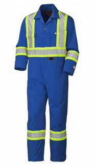 Work Wear PPE Safety Clothing 100 Cotton Safety Overalls En471 Flame Retardant