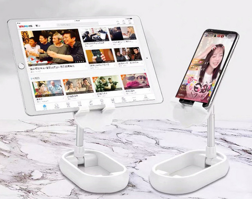Angle Adjustable PPE Accessories Phone Stretchable Foldable Holder With Mirror