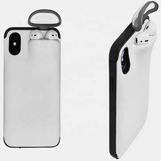 2 In 1 Silicone Plastic Phone Cover Coque For IPhone Airpods