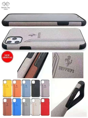 iphone 12 Genuine Leather Mobile Cell Phone Case with Gentle Microfiber