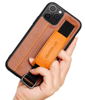 iPhone 12 6.1 inch Leather Holder Cell Phone Case Stand Function