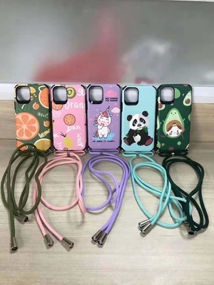 TPU Leather Cross Body Smartphone Case Cover For Iphone 6-12pro